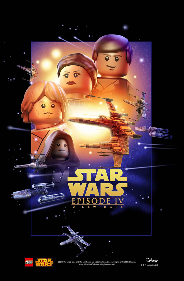 The Force is strong with these awesome Lego ‘Star Wars’ posters