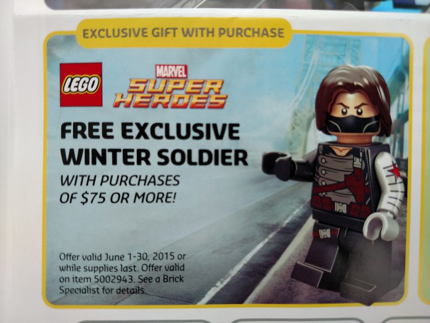 Get hold of your free Winter Soldier Marvel minifig this June