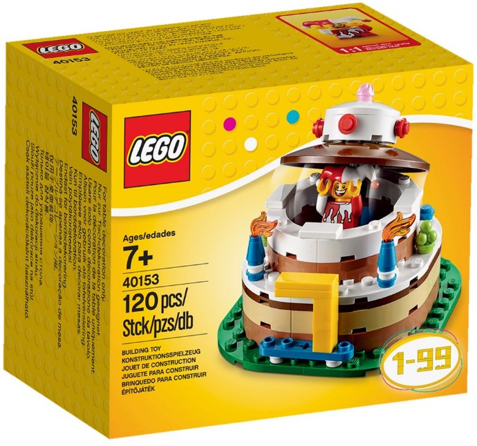 Blow out the candles with this Lego Store exclusive birthday cake set