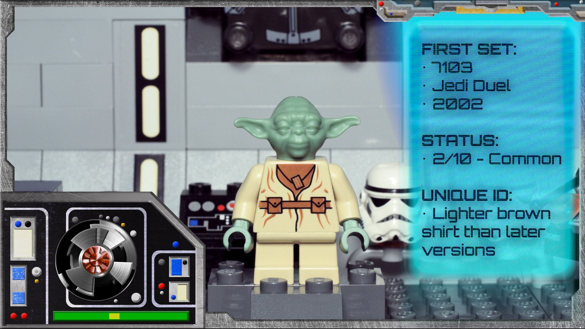 Minifig Galaxy ‘Classic LEGO Star Wars’ Yoda Set 7103 – 2002