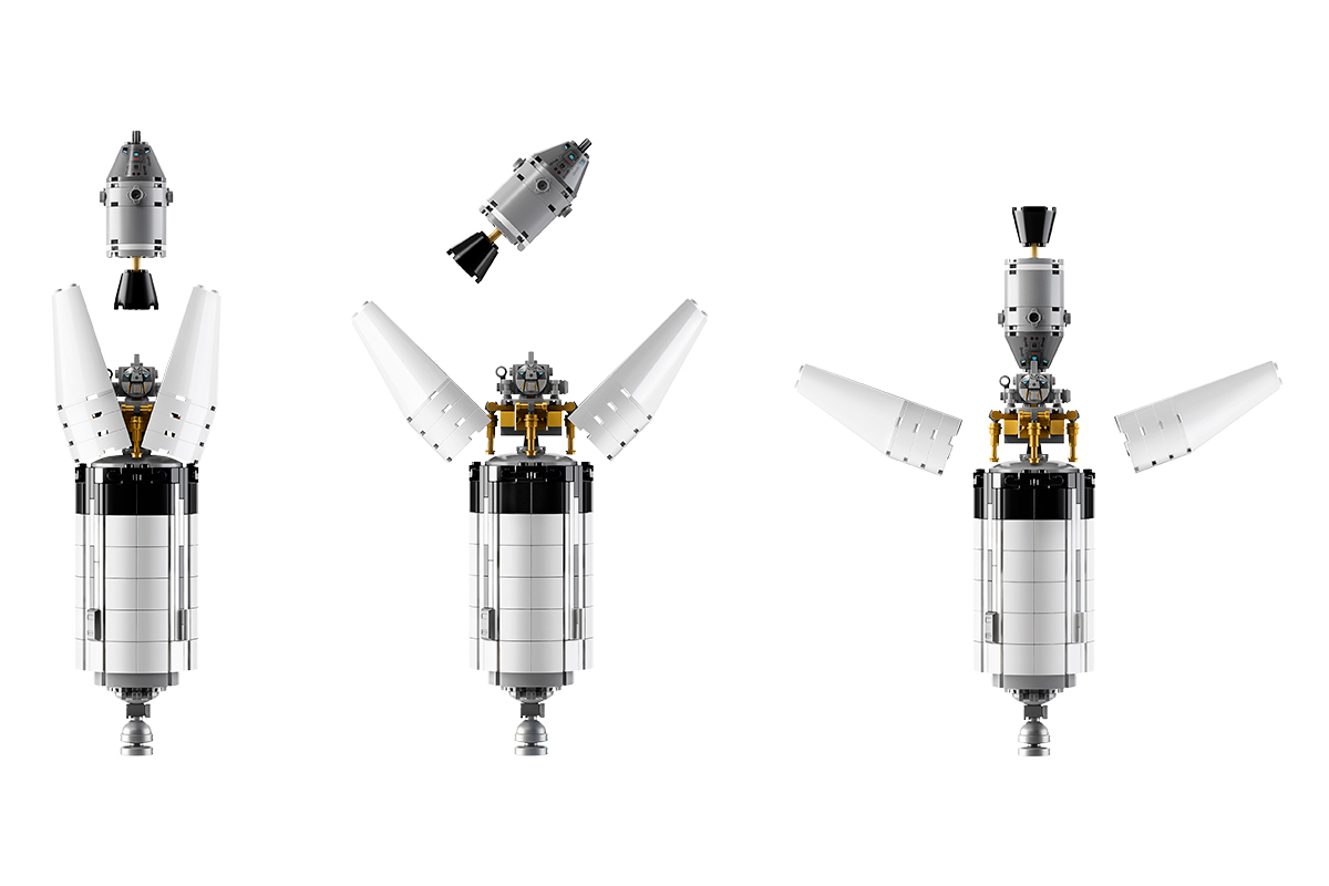 LEGO Ideas 21309 Nasa Apollo Saturn V Leerkarton 